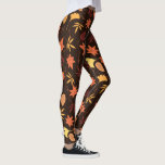 Falling Autumn Leaves Leggings Pattern<br><div class="desc">Falling Autumn Leaves Pattern Leggings</div>