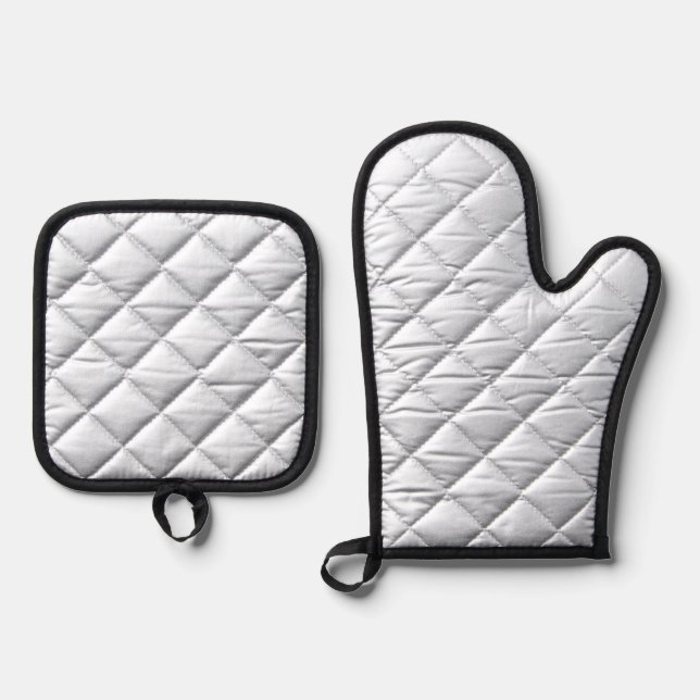 Falling Autumn Leaves Oven Mitt & Pot Holder Set (Back)