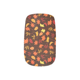 Falling Autumn Leaves - Season Minx Nail Art