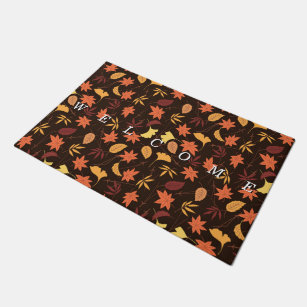 Falling Autumn Leaves - Welcome Doormat