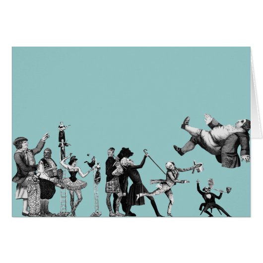 Falling Circus Cards (Front Horizontal)