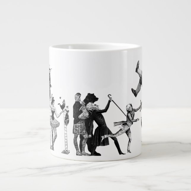 Falling Circus Giant Coffee Mug (Front)