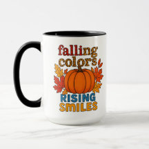 Falling Colors Rising Smiles Autumn Quote
