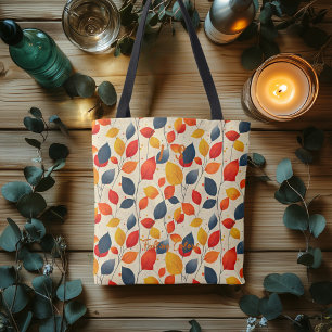 Falling Colors Tote with Vibrant Autumn Leaves Bag