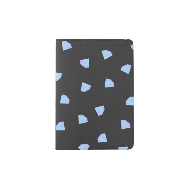 Falling Diamonds Passport Holder (Front)