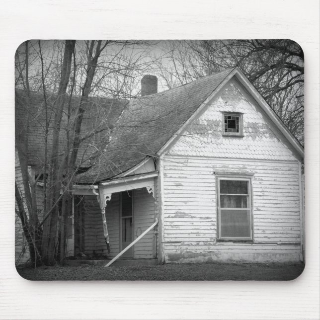 Falling Down, Abandoned House Mouse Pad (Front)