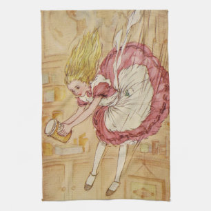 Falling Down the Rabbit Hole Towel