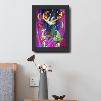 Falling Dream framed Framed Art