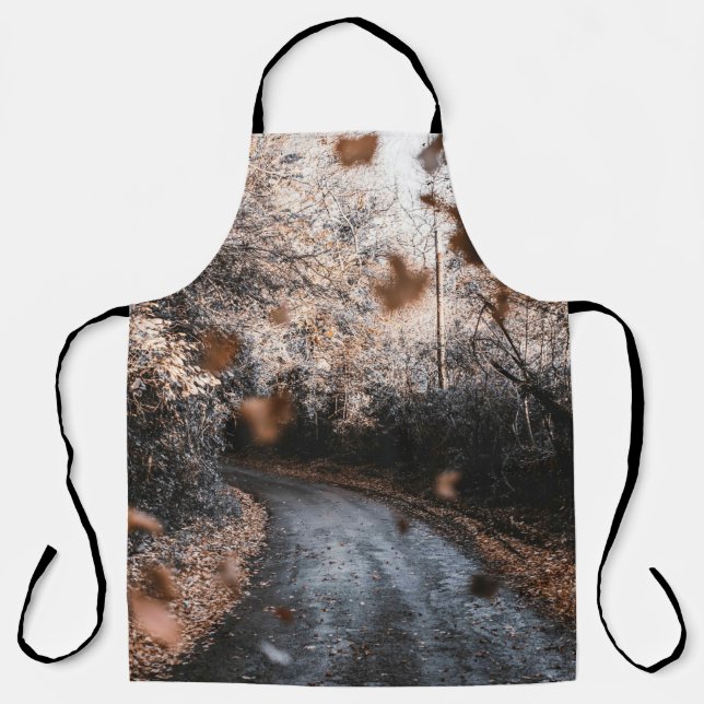 FALLING DRIED LEAVES APRON (Front)