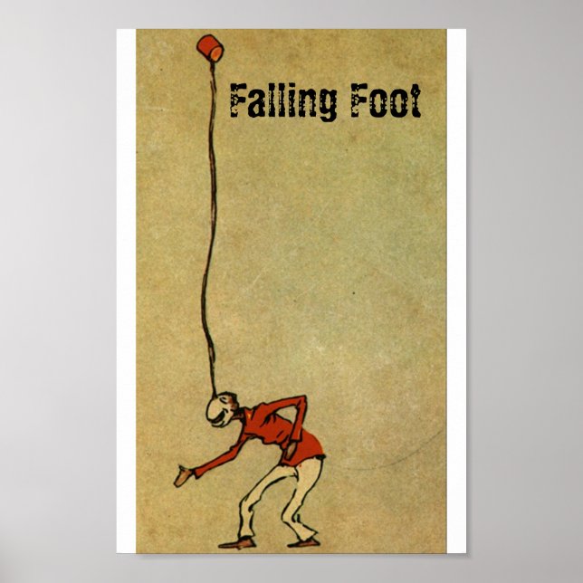Falling Foot live Poster (Front)