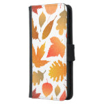 Falling for Autumn – Cozy Leaf Pattern Samsung Galaxy S5 Wallet Case