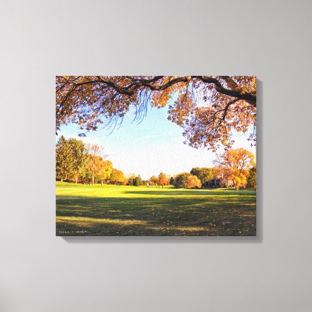 Falling for Iowa Canvas Print (Front)