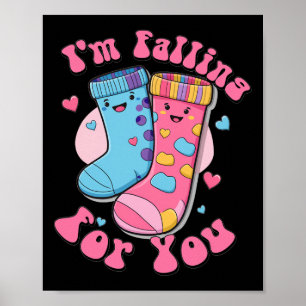 Falling For You Nurse Valentine Cna Fall Risk Non- Poster