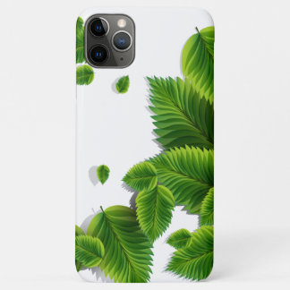 Falling Green Leaves iPhone 11 Pro Max Case