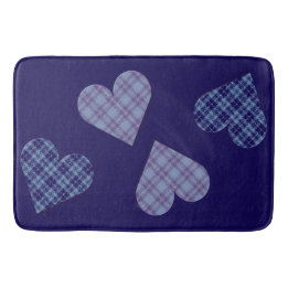 Falling Hearts in Spring Bath Mat