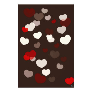 FALLING HEARTS PHOTO PRINT