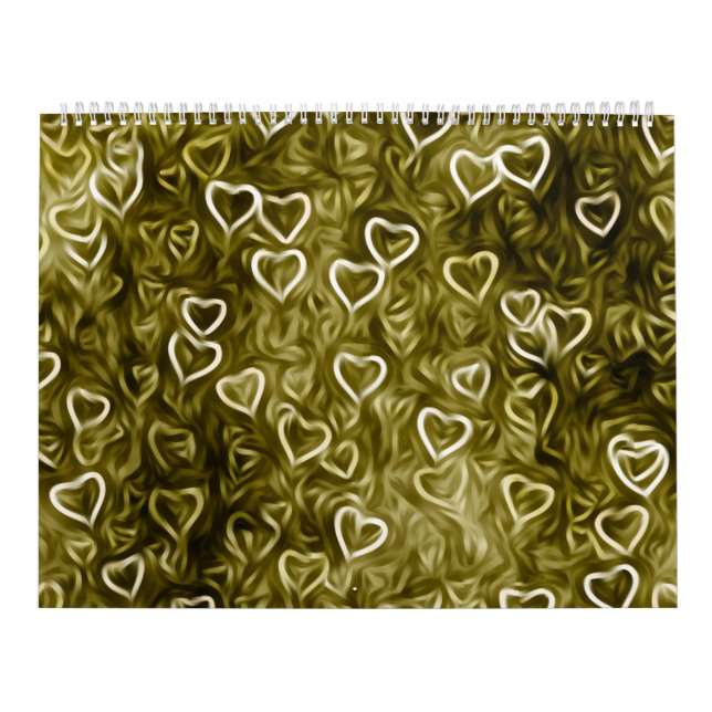 Falling Hearts - Yellow Calendar (Cover)