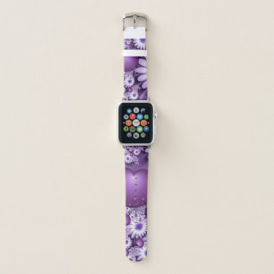 Falling in Love Abstract Flowers & Hearts Fractal Apple Watch Band