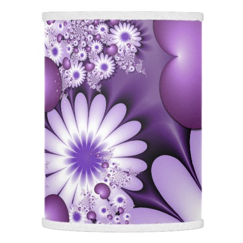 Falling in Love Abstract Flowers  Hearts Fractal Lamp Shade