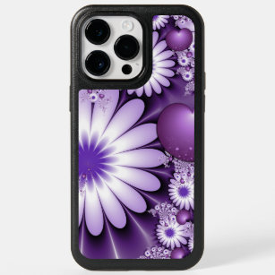 Falling in Love Abstract Flowers & Hearts Fractal OtterBox iPhone 14 Pro Max Case