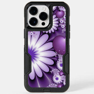 Falling in Love Abstract Flowers & Hearts Fractal OtterBox iPhone 14 Pro Max Case