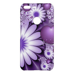 Falling in Love Abstract Flowers &amp; Hearts Fractal Uncommon Google Pixel XL Case