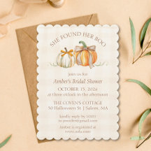 "Falling in Love" Autumn Rustic Fall Bridal Shower