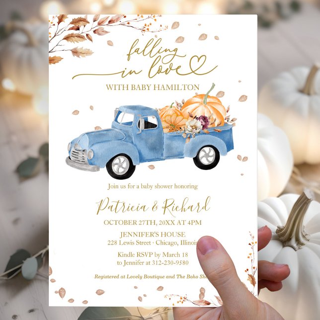 Falling in Love Budget Baby Shower Invitations Flyer (Creator Uploaded)