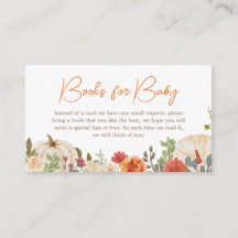 Falling In Love Floral Pumpkin Books for Baby