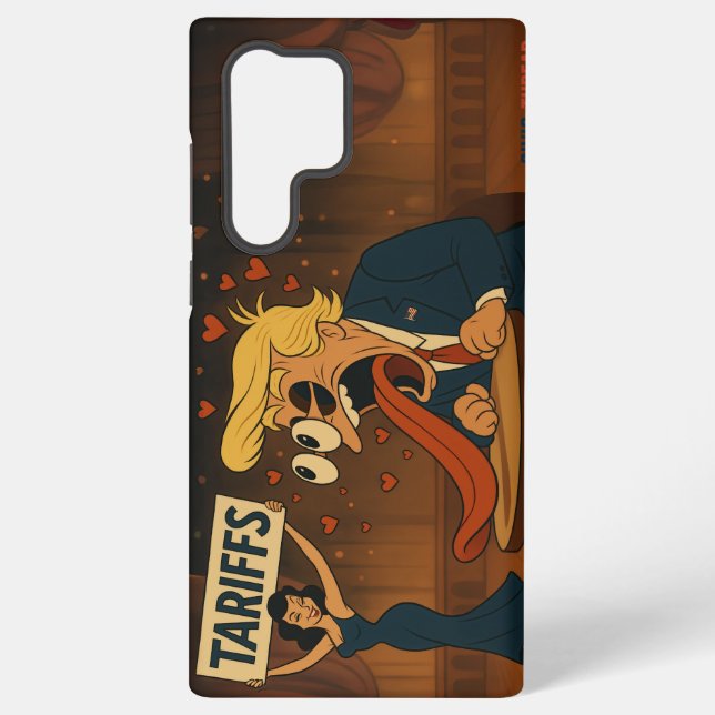 Falling in love with Tariffs Samsung Galaxy Case (Back)