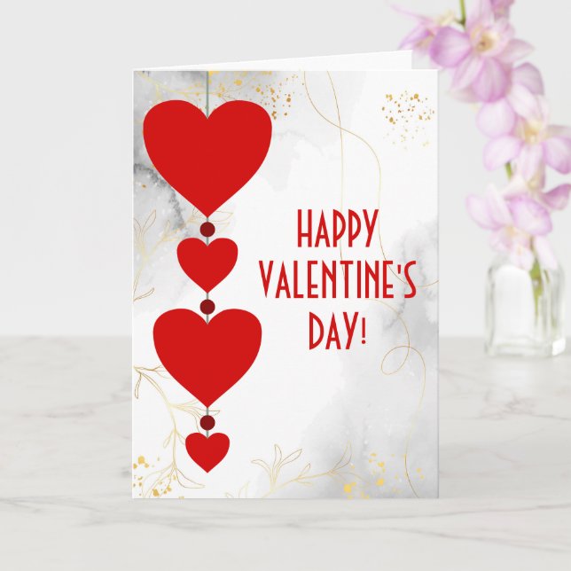  Falling in love with you, Valentine  Card (Orchid)