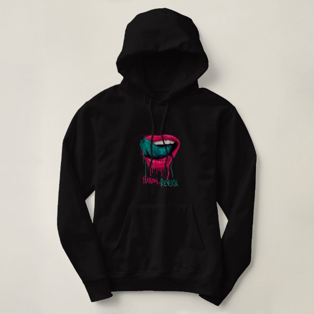 Falling In Reverse - Official Merchandise - Lips T Hoodie (Design Front)
