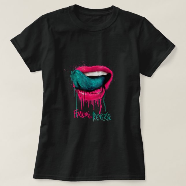 Falling In Reverse - Official Merchandise - Lips T T-Shirt (Design Front)