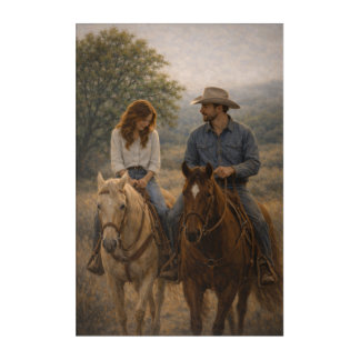 Falling in Stride | Western Horse | Acrylic Art