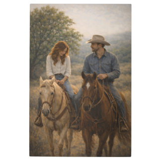 Falling in Stride | Western Horse | Metal Art