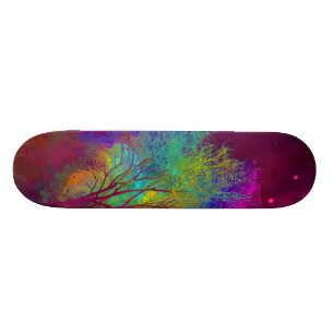Falling into Space Skateboard Deck