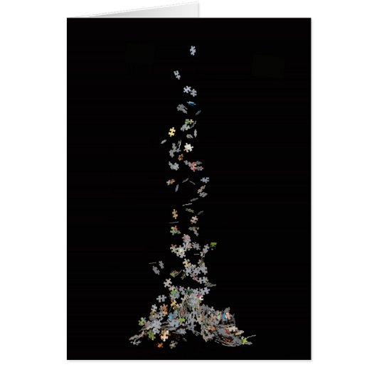 falling jigsaw puzzle cards (Front)