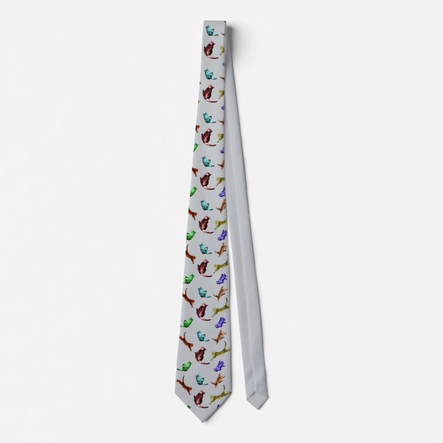 Falling Kitties Tie (Front)