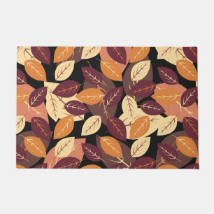 Falling Leaves Dark Doormat
