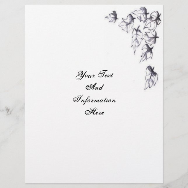 Falling Leaves Flyer (Front)