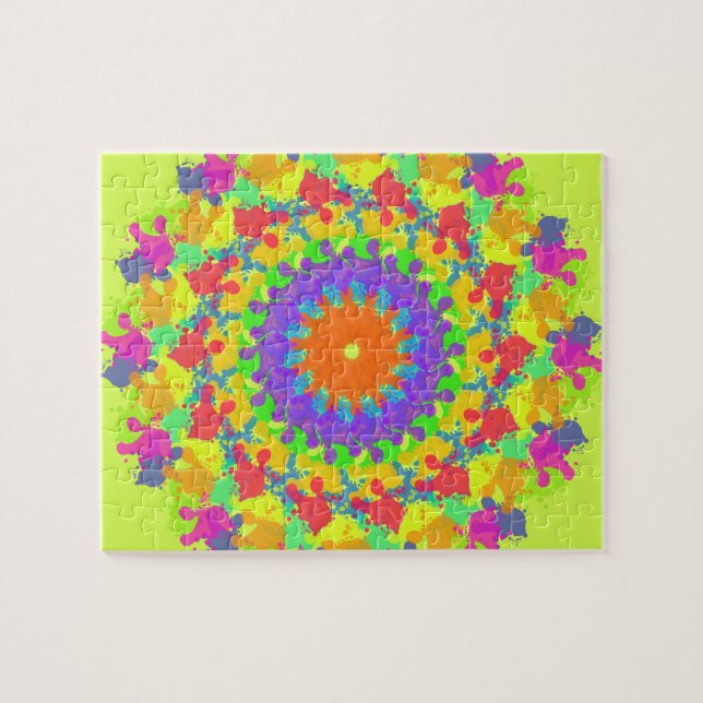 Falling Leaves in Autumn (Abstract Art) Jigsaw Puzzle (Horizontal)