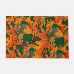 Falling Leaves Pattern for Autumn Doormat