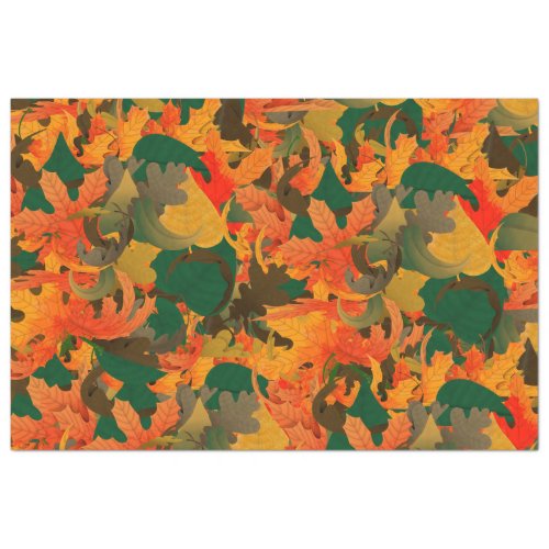 Falling Leaves Pattern for Autumn  Tissue Paper