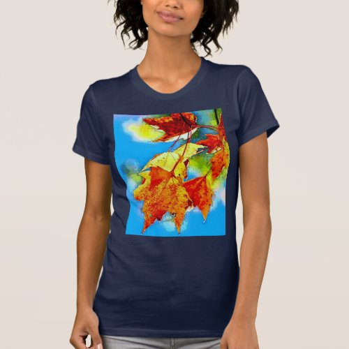 Falling Leaves T_Shirt