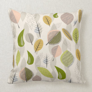 Falling Leaves Throw Pillow