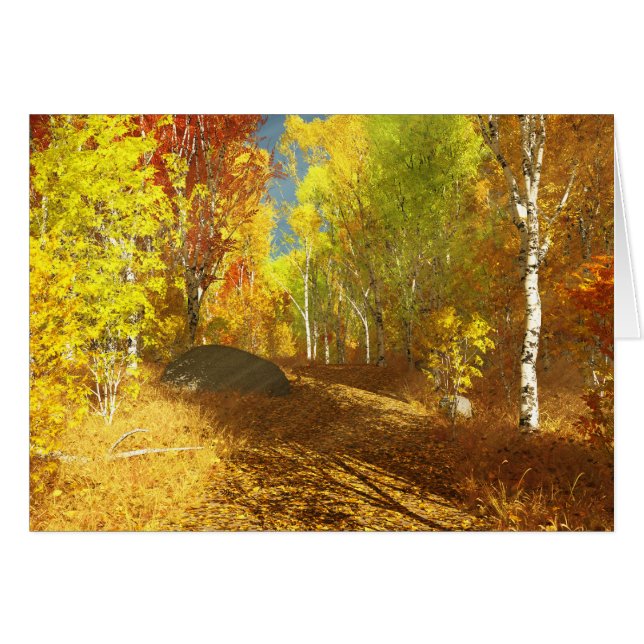 Falling Light Card (Front Horizontal)