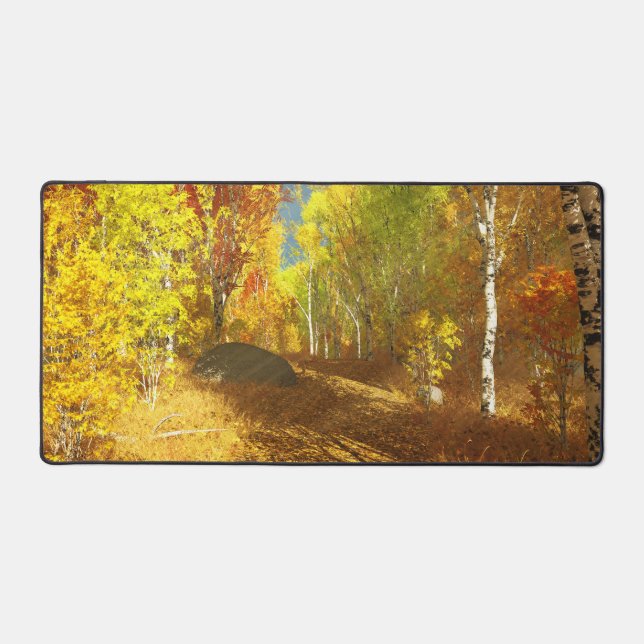 Falling Light Desk Mat (Front)