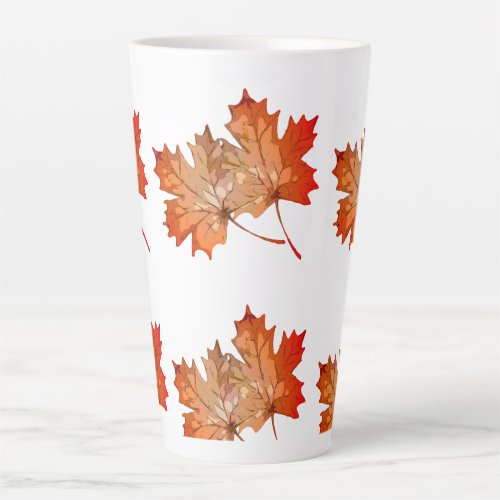 Falling Maple leaves for Autumn Home Decor  Coffee Latte Mug