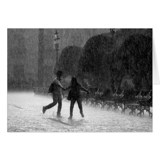 Falling Rain Cards (Front Horizontal)