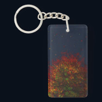 Falling Rainbow Acrylic Keychain